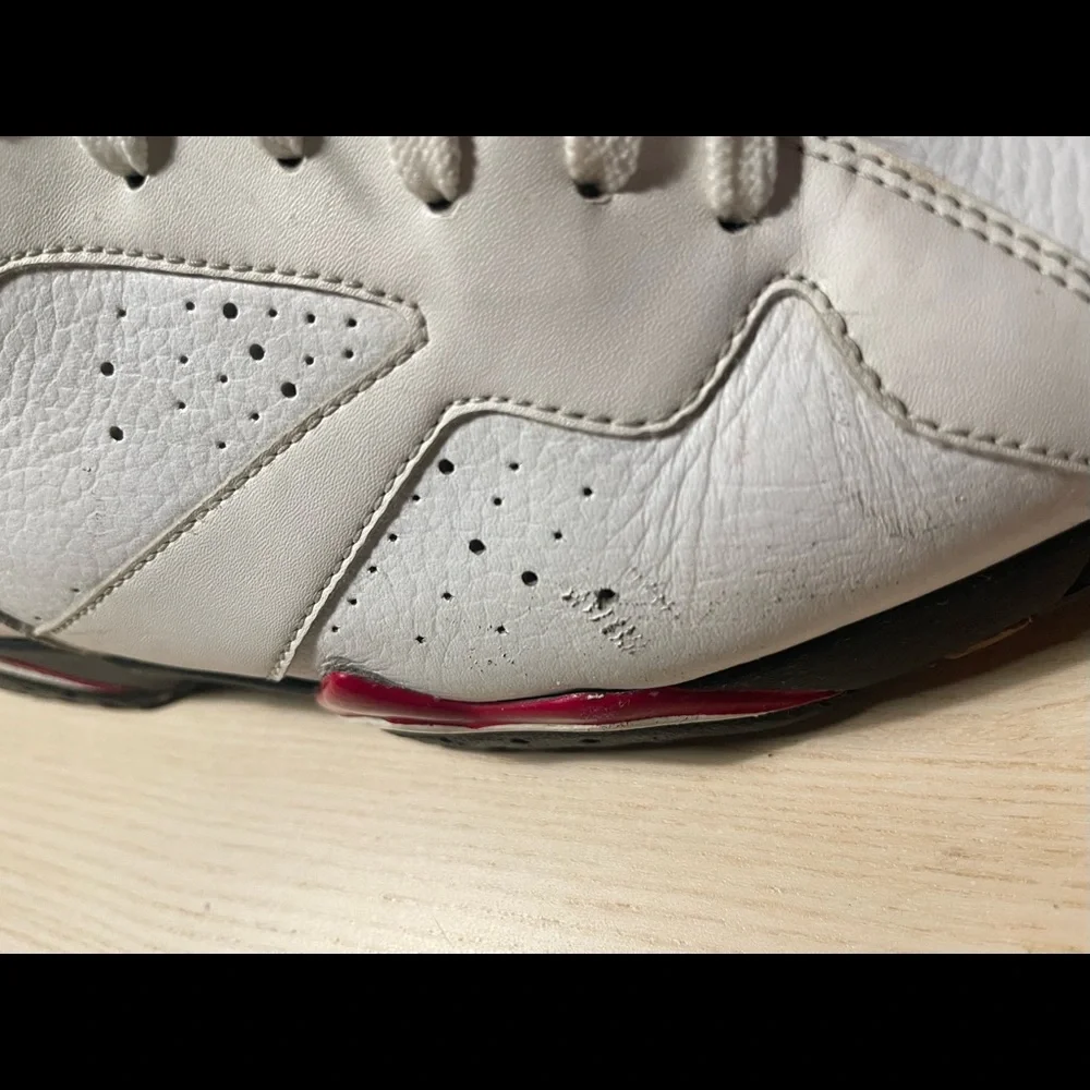 2011 Nike Air Jordan 7 Retro VII Cardinal 304755-104 Size 9.5‎